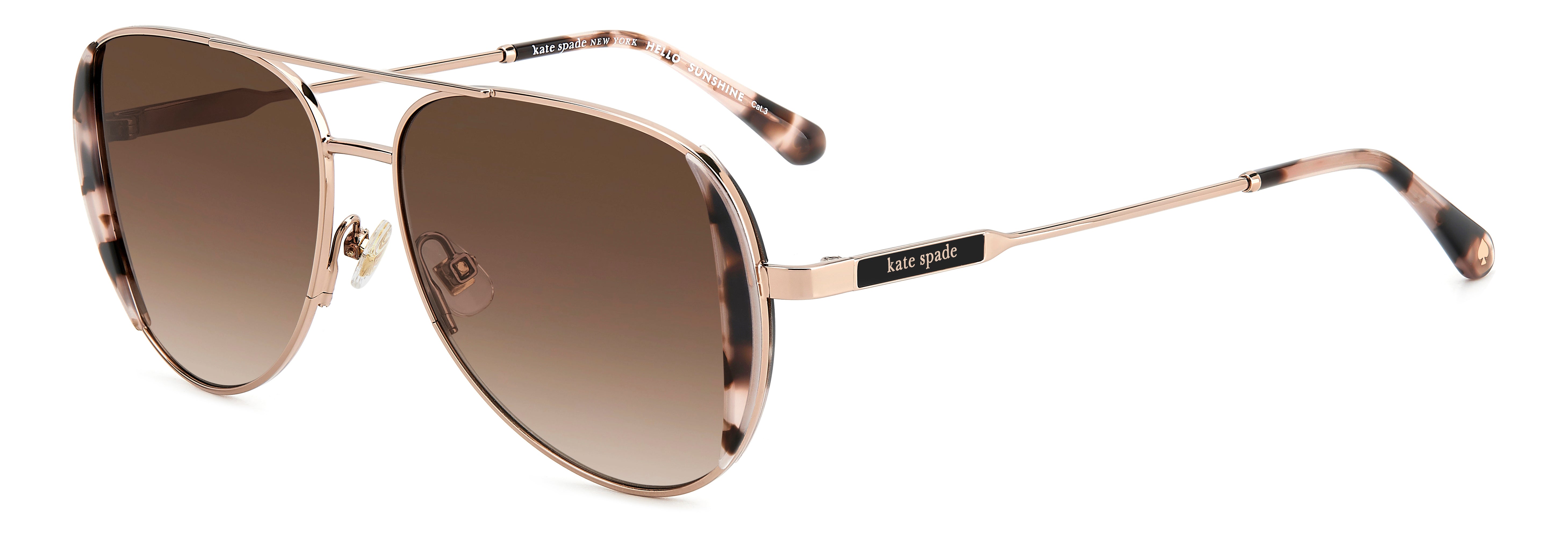 Kate Spade Ks Navy/g/s Sunglasses