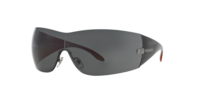 Versace VE2054 Sunglasses 10008G-Silver-Grey Gradient Blue 41