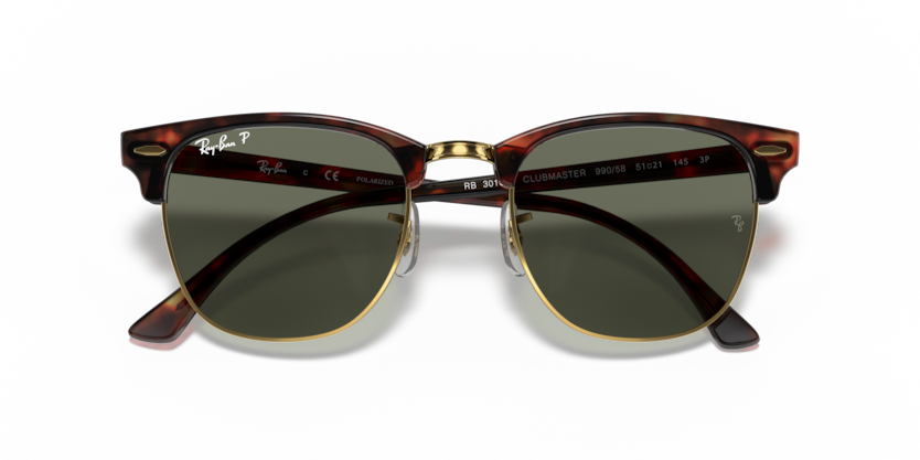 Ray-Ban RB3016F Clubmaster Low Bridge Fit Sunglasses