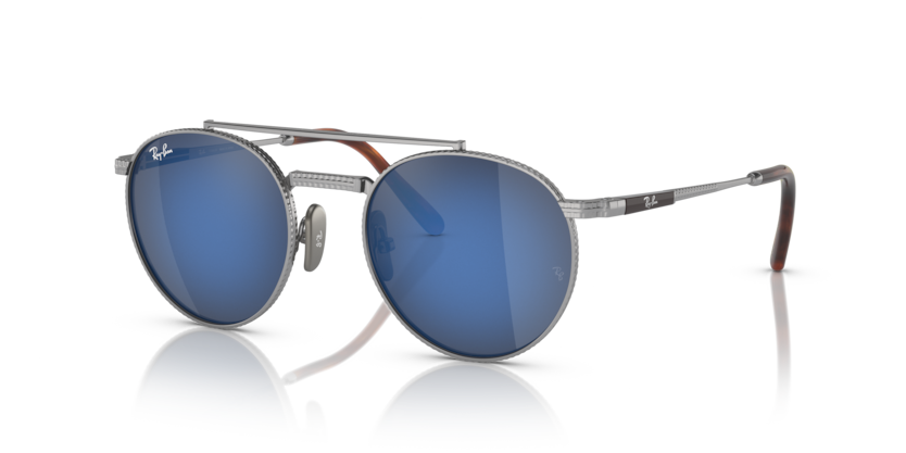 Ray-Ban RB8237 Round Ii Titanium Sunglasses