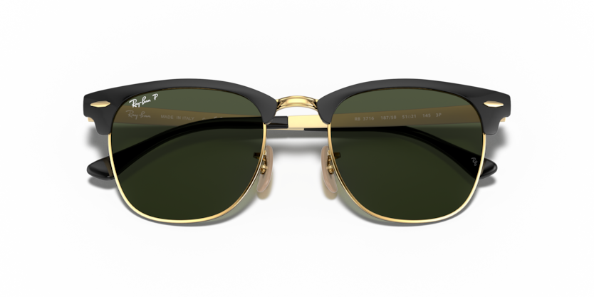 Ray-Ban RB3716 Clubmaster Metal Sunglasses