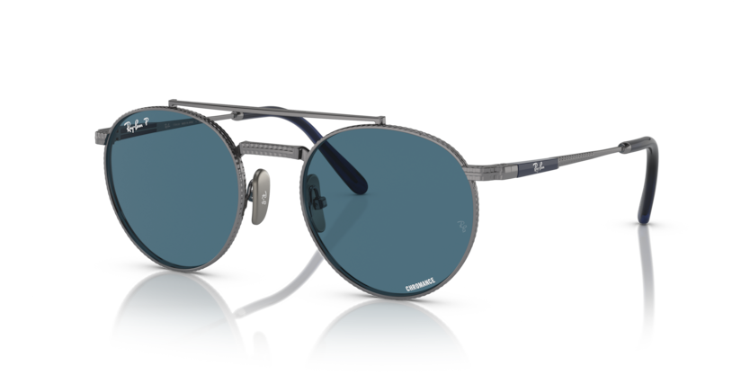 Ray-Ban RB8237 Round Ii Titanium Sunglasses