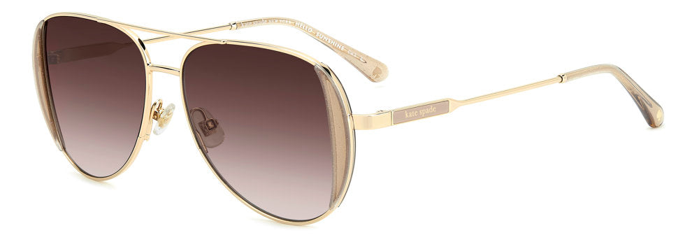 Kate Spade Ks Navy/g/s Sunglasses