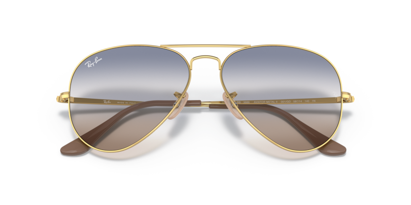 Ray-Ban RB3689 Aviator Metal Ii Sunglasses