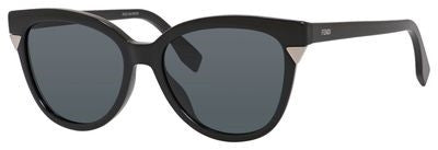 Fendi FF 0125 Sunglasses D28 Shiny Black