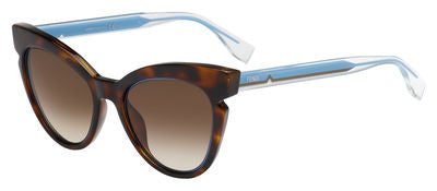 Fendi FF 0132 Sunglasses 0N9D Havana Turquoise Bwmn