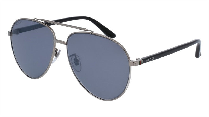 Gucci GG0043SA Sunglasses 001 Ruthenium