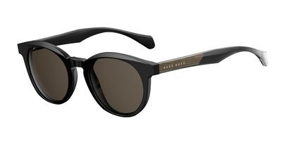 Hugo Boss 0912 Sunglasses 01YS Black Crystal Black