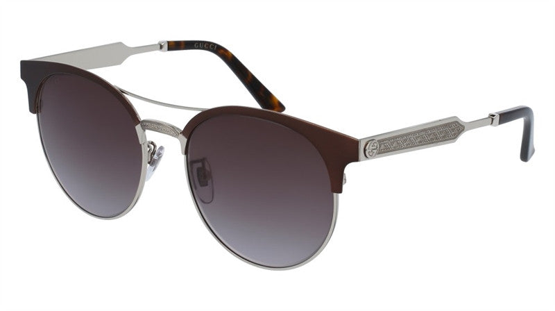 Gucci GUC Opulent Luxury GG0075S Sunglasses 004 Burgundy