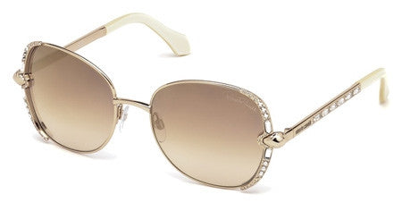 ROBERTO CAVALLI RC 974S Sunglasses 28G Shiny Rose Gold